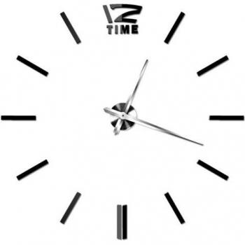 Mural de Reloj Espejo para Decoración
