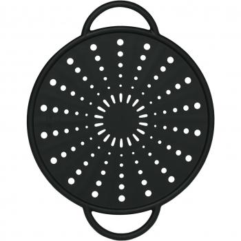 Emsa Spritzschutz 4‑in‑1 – 21 cm, schwarz – Kochgeschirr‑Zubehör