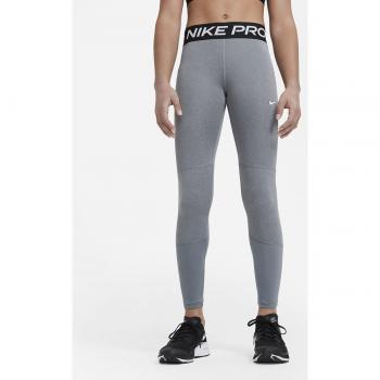 Nike Pro Leggings Carbon Heather/White 13-15 Years