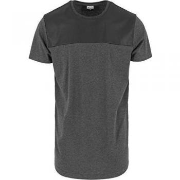 Camiseta Urban Classics Hombros en Forma de Cuero Imitación
