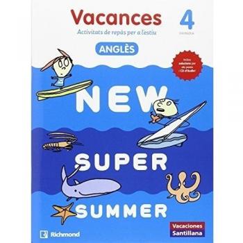 NEW SUPER SUMMER SB 4 + AUDIO 4 CATALAN (Tapa blanda).