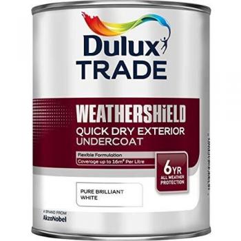 Dulux Weathershield Flexible Undercoat Brilliant White 6 Year Quick Dry Exterior