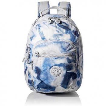Kipling SEOUL S Sac à dos loisir, 35 cm, 14 litres, Multicolore (Tie Dye Blue)