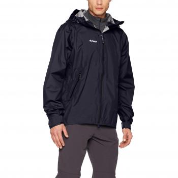 Letto Hardshell Regenjacke für Männer – Navy & Grau – L