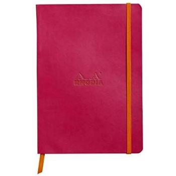 RHODIA 117412C Raspberry Soft Notebook A5 Lined 160 Pages