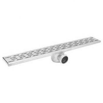 Caniveau Siphon EasyDrain 9,8×100 cm Acier Inox – Entrée Latérale