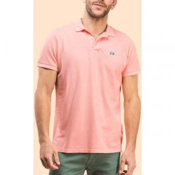 Polo Rosa Corto Estilo Scotta