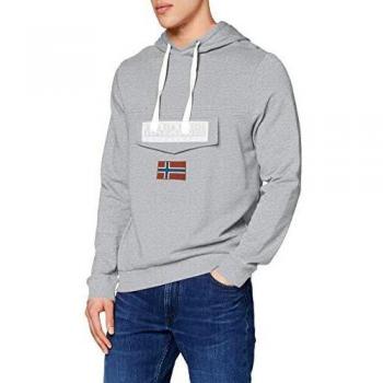 Napapijri Burgee Sum 2 Pullover für Herren, Grau, XXL