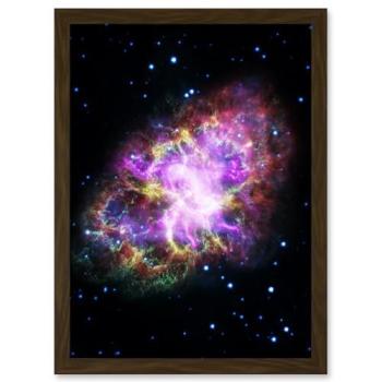 Space Telescope Crab Nebula Multi‑Wavelength Art Print