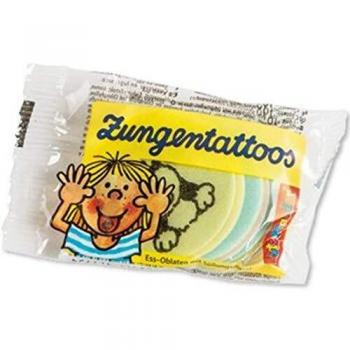 Lutz Mauder Zungentattoo Set, 10 Tattoos