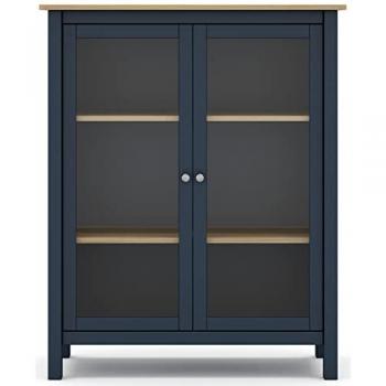 Vitrine de Rangement en Pin Massif