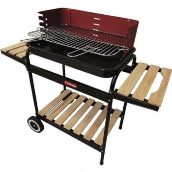 Barbecue a carbonella Vigor Calipso con ruote e ripiani laterali