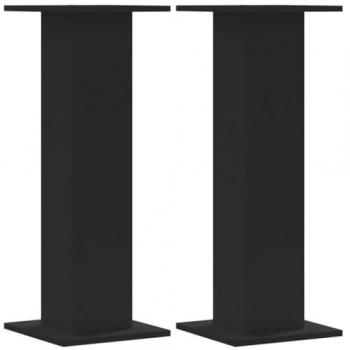 Soporte de Altavoces de Madera Blanco 30x30x80 cm