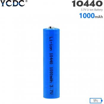 3.7V 1000mAh 10440 Lithium-ion Battery Cells for Electric Tools (1/2/4 Pack)