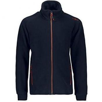 CMP Junge Fleecejacke 3H14714 – schwarz/blau, 116 cm (Boy)