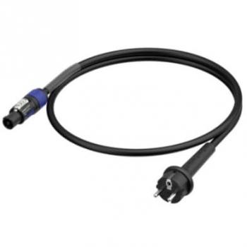 Neutrik Stromkabel 3 m Schwarz