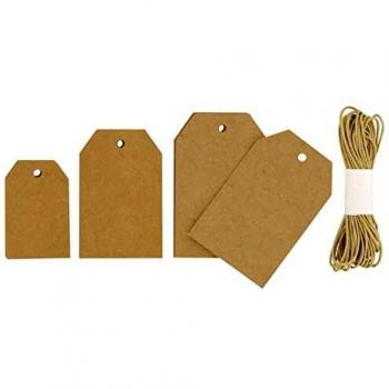 Étiquettes Kraft Personnalisables avec Ficelle