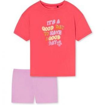 Schiesser Bio-Baumwolle Kurzpyjama für Mädchen, Motiv, Größe 176
