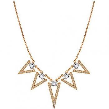 Collier Swarovski Funk en argent sterling avec cristaux multicolores