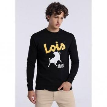 Sudadera Lois 131921 con Cuello Caja