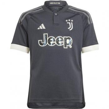 Adidas Juventus Turin 2023/24 Kinder Dritttrikot Schwarz Größe 176