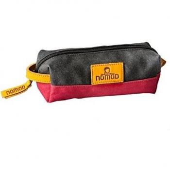 Nomad Waxed Canvas Pencil Pouch Biking Red