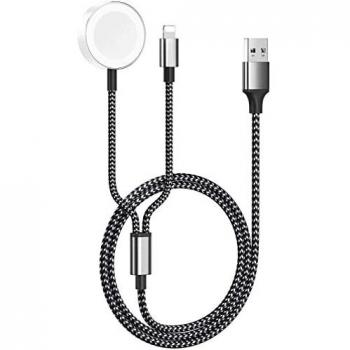 Multi-Compatible Watch Charger for Apple iWatch Series 7-1 and iPhone 13 Pro Max/12 Pro/XS Max/8Plus