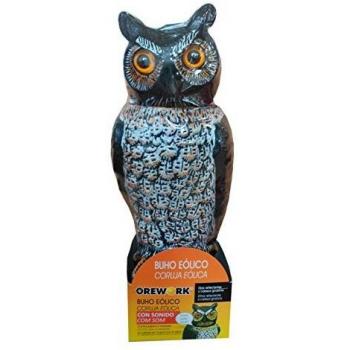 Búho Orework con sonido espantapájaros eólico