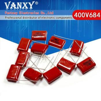10PCS 0.68UF 400V CBB Polypropylene Film Capacitor