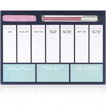 NPW57331 Kalenderwoche Planner mit Stift