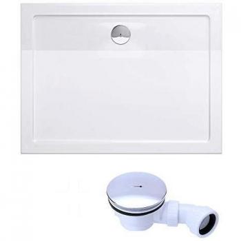 Piatto Doccia Rettangolare Bianco 100x120x4cm