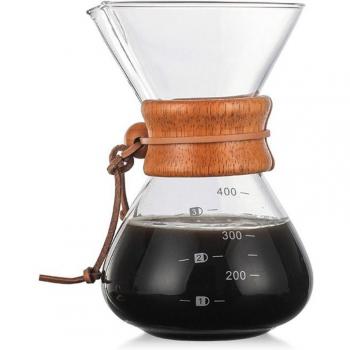 Machine à café manuelle en acier inoxydable 400ML