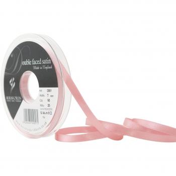 Berisfords Double Faced Satin Ribbon Dusty Pink 60mm