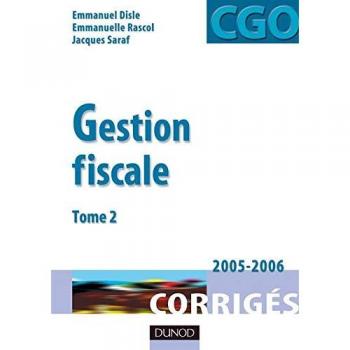Gestion fiscale: Tome 2 Corrigés