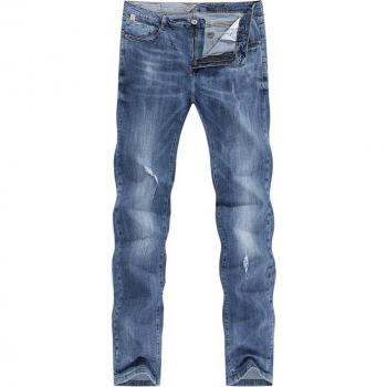 Men's Casual Denim Biker Jeans