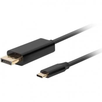 4K 60Hz DisplayPort Cable with USB‑C Connector (1.8 m, Black)
