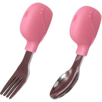 Bébé Couverts Animés Inox 2 pcs