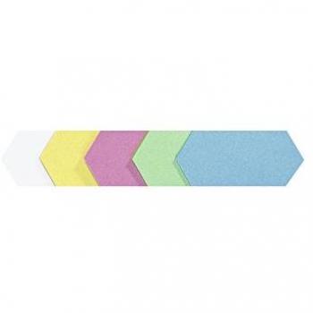 Legamaster 7‑256199 Rhombenkarten – 500 Stück – 9,5 × 20,5 cm – 5‑Farben
