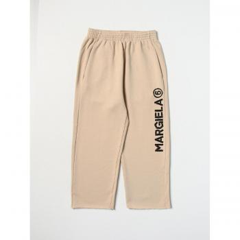 Mm6 Maison Margiela – Pantalone Beige in Cotone (12)