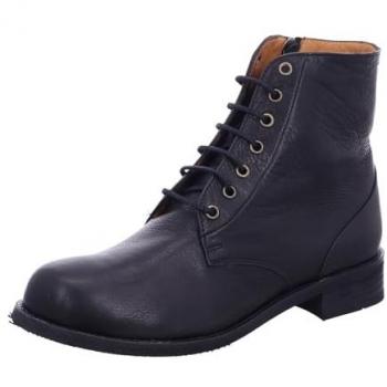 Everybody Azalea Damen Stiefelette Glattleder Schwarz mit Blockabsatz Größe 36