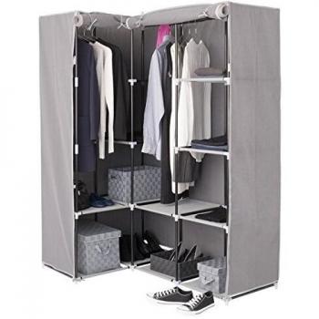 Armoire d'angle moderne 10 étagères