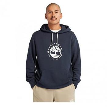 Sweat à capuche léger Refibra Saphir