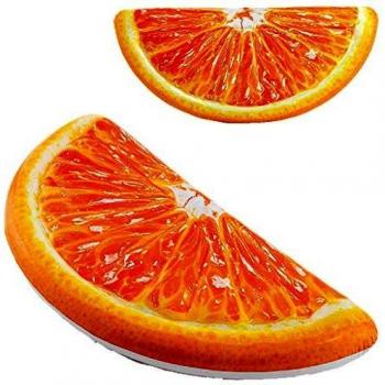 Matelas gonflable orange 178 x 85 cm INTEX