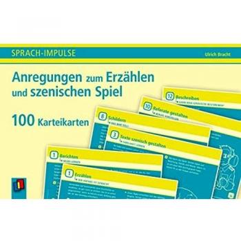 Anregungen zum Erzählen und szenischen Spiel: 100 Karteikarten