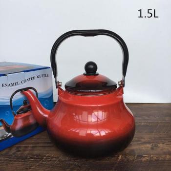 Set de cocina y té con luces de sombra roja