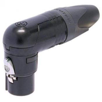 Neutrik NC6FRXB XLR-Steckverbinder Buchse gewinkelt, Polzahl 6, Schwarz