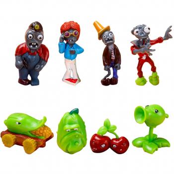 Peashooter Toy 8 pcs – Modelo de Defensa Verde