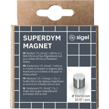 Magneti Neodimio cilindro C5 10 mm x 10 mm
