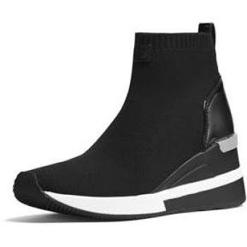 Michael Kors Skyler Calça de Couro Pretas Feminina