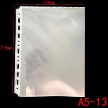 100Pcs A5/B5 PVC Sheet Protectors for Cards and Documents
